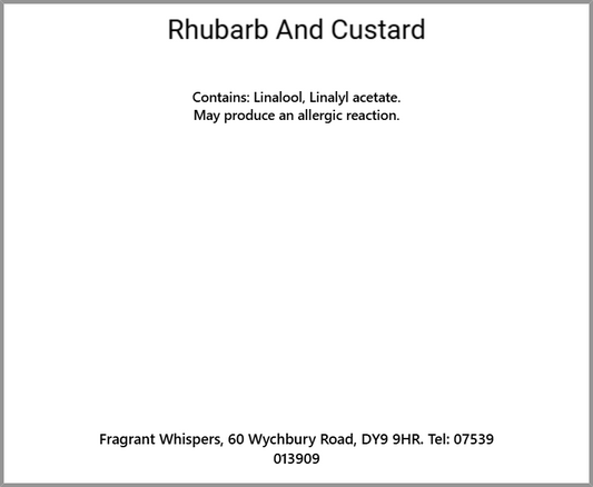 Rhubarb & Custard Wax Melt